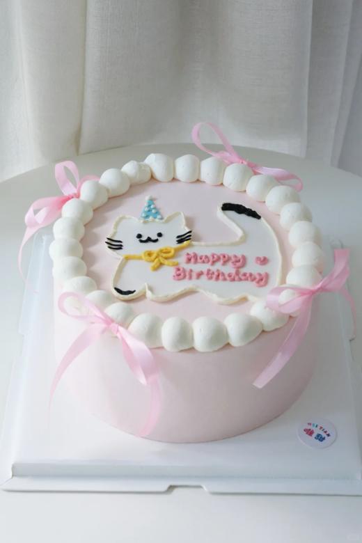 喵星人小集合/猫卡通手绘蛋糕-低糖处理无添加 商品图1