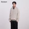 covernat冬季新品羊羔毛中长款拉链针织衫男士外套CO2303KT15 商品缩略图0
