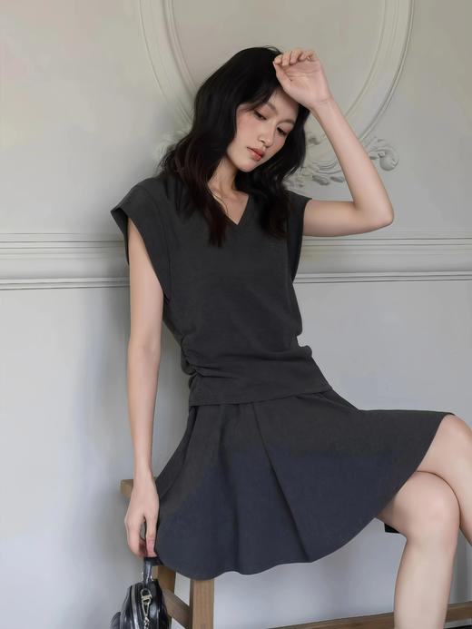 韩系纸片人休闲套装 | 抽绳+裙摆设计，小肚子都能藏住（亲测有效！） 商品图1