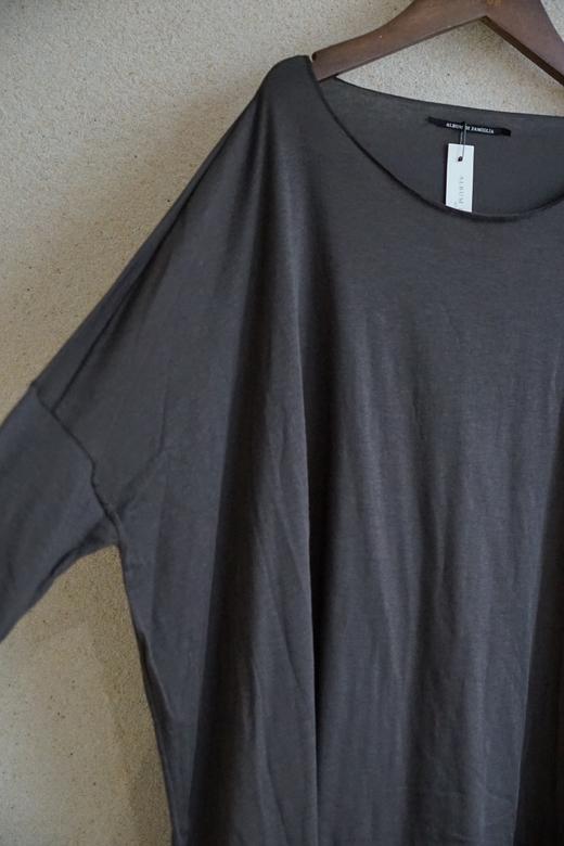 ALBUM DI FAMIGLIA 黑/深灰色可选圆领上衣T恤 商品图8