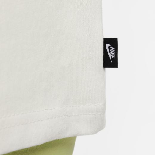 【库存有限 无货将做退款】Nike/耐克基础款男宽松舒适纯棉T恤春季休闲刺绣厚实针织棉DO7393-133 商品图8