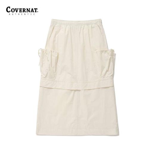covernat2024年春夏新款女中长款工装风口袋减龄半身裙CO2401SR73 商品图3