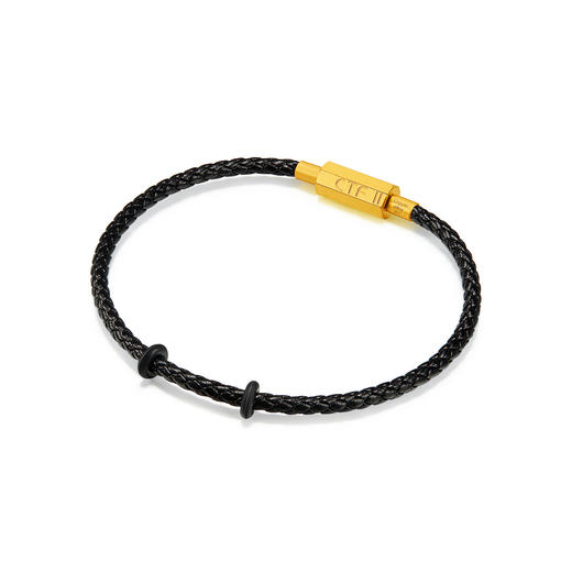 YB30-A-X005YB0002801 周大福CHOW TAI FOOK 多色铜合金皮绳手绳 商品图2