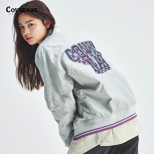 covernat韩国潮牌经典MA-1夹克男女情侣同款潮酷时尚外套2025春CO2401JK09 商品图3