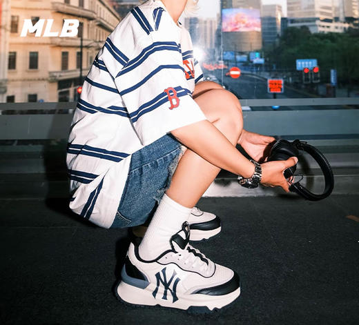 【年货专场】MLB男女同款大标网面休闲运动鞋BASIC老爹鞋3ASHRJ13N【微瑕 热销中无货退款介意勿拍】【微瑕热销中无货退款介意勿拍】 商品图9