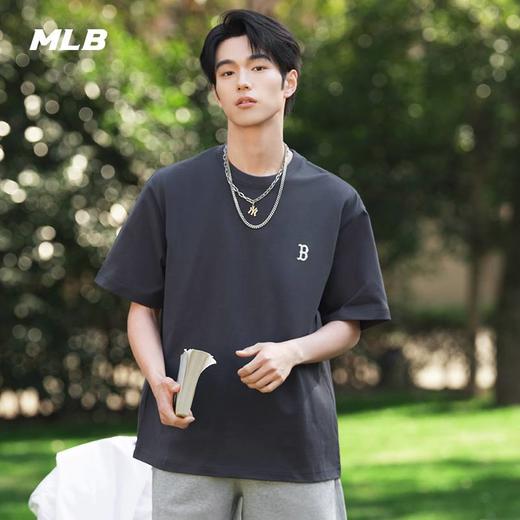 MLB男女同款小标基础款夏季T恤3ATSB1143【无货退款】 商品图1