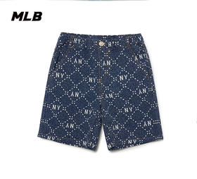 MLB儿童男女童潮流老花牛仔短裤休闲洋气宽松裤23春夏季新款7ADPM0233【热销中无货退款介意勿拍】【热销中无货退款介意勿拍】