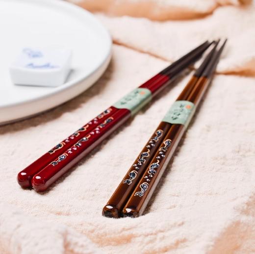 日本进口若狭职人河合kakai螺钿猫町（橙色）23cm 商品图1