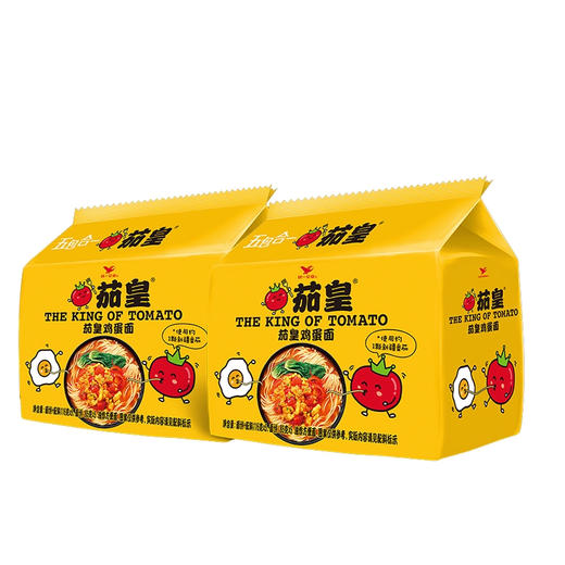 统一方便面 茄皇鸡蛋面5连包速食泡面(6925303795535) 商品图1