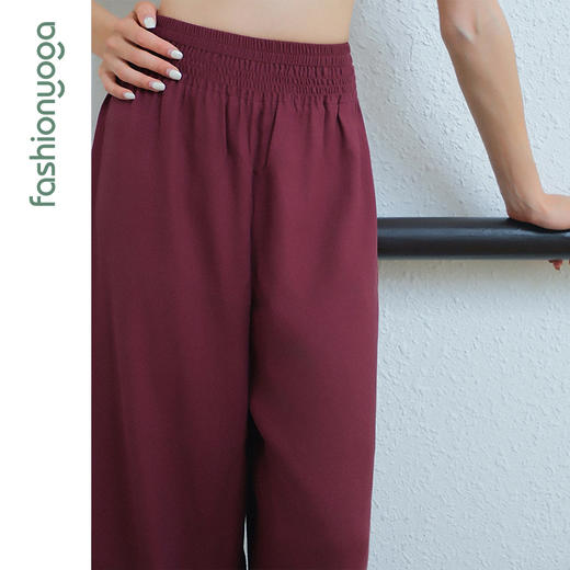 凡圣瑜伽经典直筒禅风瑜伽裤 FM15924 商品图5