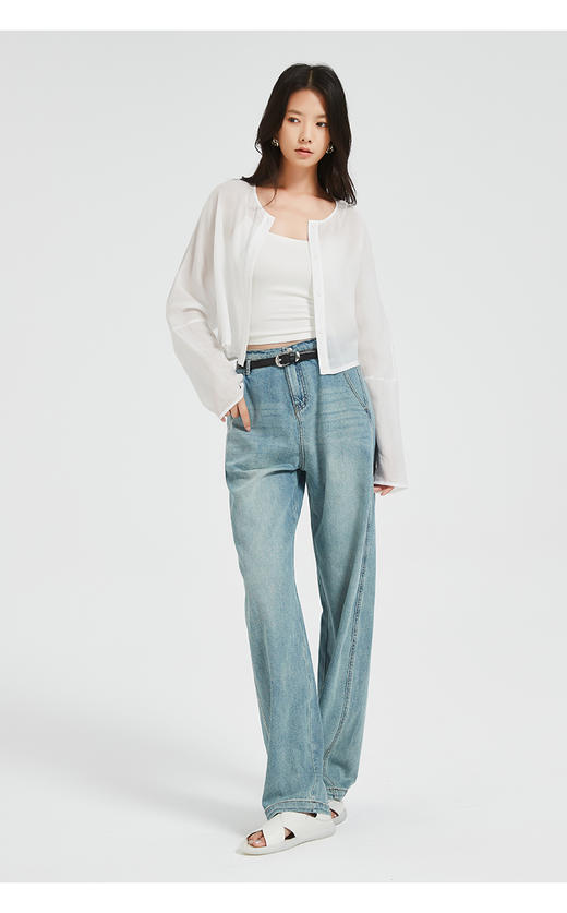 272199906窄腰牛仔长裤 商品图4