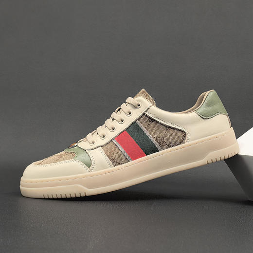 真皮板鞋男款夏季休闲鞋百搭鞋子欧洲站男鞋男士轻奢一脚蹬懒人鞋 商品图5