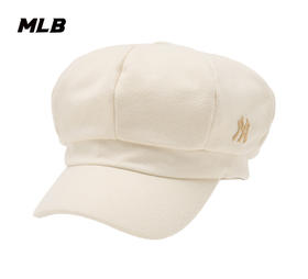 MLB女款小标基础系列报童帽冬季帽3ACB00346【无货退款介意勿拍】