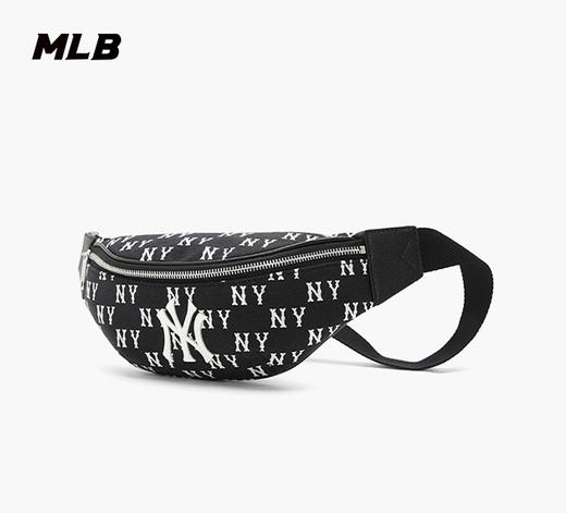 MLB男女同款满印老花刺绣大标腰包3AHSM014N 商品图0