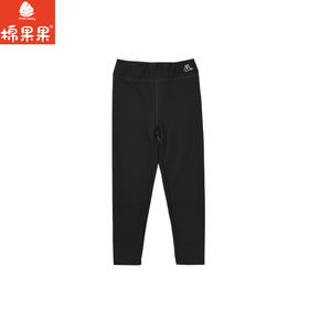 棉果果秋季新品女童韩灰色加绒瑜伽裤M322206425422