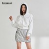 covernat韩国潮牌露脐带帽拉链外套女甜酷潮流时尚短外套2024春夏CO2401HZ70 商品缩略图2