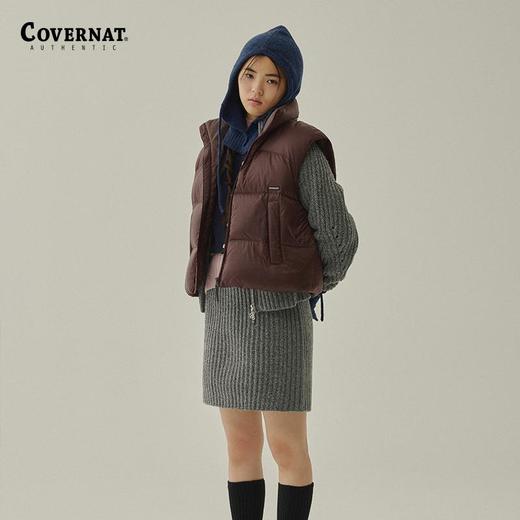 covernat韩国潮牌可拆卸款袖子休闲时尚羽绒服2024秋冬新品CO2404DP73 商品图2