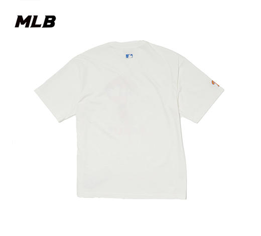 【一口价】【微瑕，如无货退款处理】MLB男女款情侣彩色印花logo休闲短袖3ATSM0933 商品图7