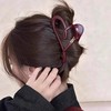 雀说 【2件】爱心云朵抓夹高级感后脑勺发夹气质鲨鱼夹发饰F104 商品缩略图0