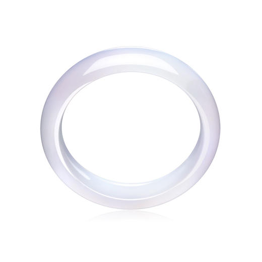 V118736-A-X028V00035602 周大福CHOW TAI FOOK 白月光淡紫色简约大方玉髓手镯-V118736 商品图2