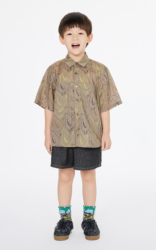 jnby   25年夏款  短袖衬衣  1P6211570 商品图0