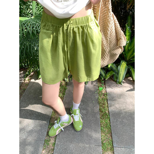 <曾小咸推荐>现货秒杀！微信超特价！白色短袖 日常119.99 立减50 秒杀69.99！果绿短裤 日常119.99 立减60 秒杀59.99！ 商品图3