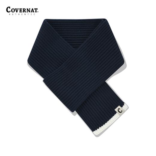 covernat韩国潮牌围巾保暖短款围巾黑色街头小众高街潮牌insCO2204TC01 商品图1