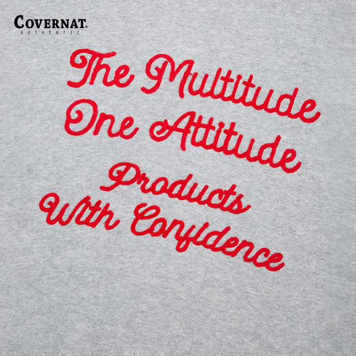 Covernat春季新款2024字母卫衣潮套头圆领上衣情侣同款CO2401CR04 商品图2