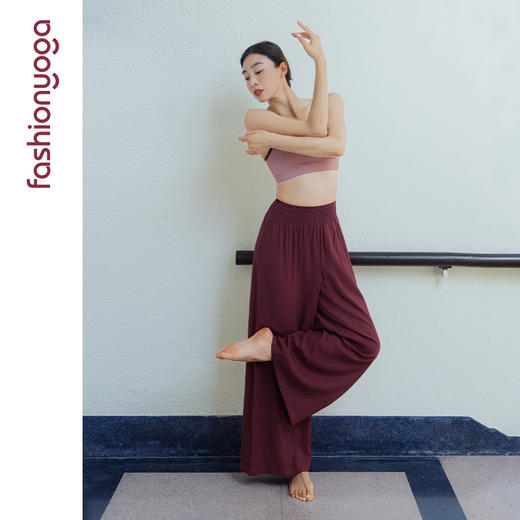 凡圣瑜伽经典直筒禅风瑜伽裤 FM15924 商品图12