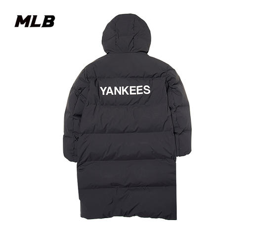 MLB男女同款背标字母标简约款长款羽绒服3ADJB1846 商品图4