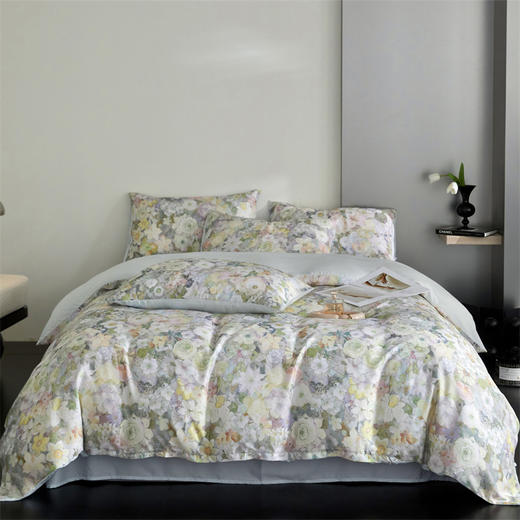 热卖！100%兰精天丝！恒源祥高品质四件套  中华老字号严选 奢华质感 数码印花 柔软亲肤 床单床笠款可选 商品图5