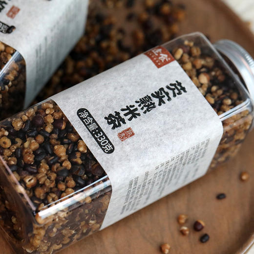 逢食芡实赤豆薏米茶 330g/瓶 古法柴火土灶 三蒸三晒一翻炒 干嚼都很香 商品图3