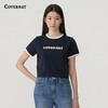 COVERNAT韩国潮牌女士修身版COOPER标志环领T恤2025春夏新CO2502ST73 商品缩略图2