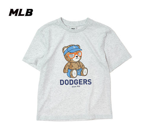 MLB儿童款男女童皱眉熊系列短袖T恤7ATSC0153 商品图2