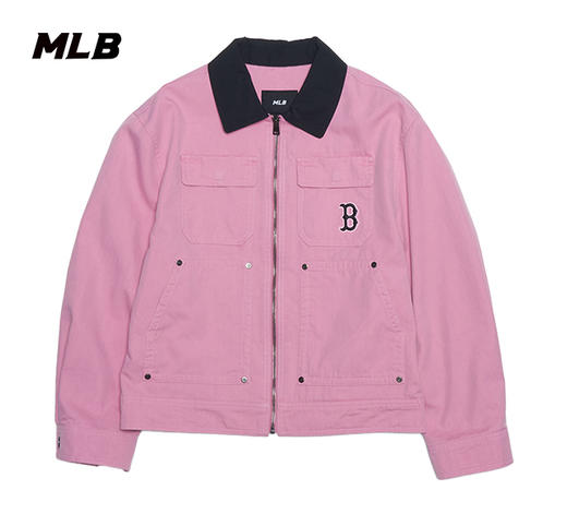 MLB纯色小标男女同款夹克3AJPB0351 商品图2