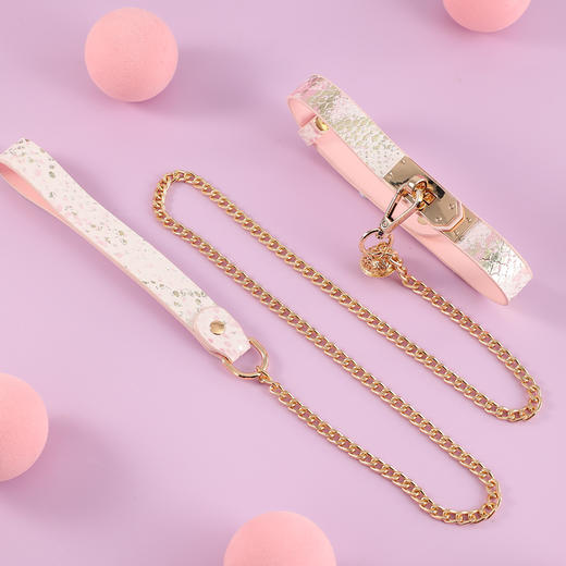 【情趣用品】谜姬 蛇纹项圈sm情趣牵引 商品图3