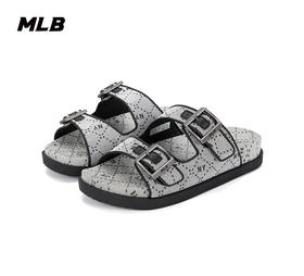 MLB男女同款满印老花凉拖3ALPCTM33