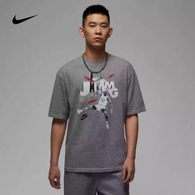 Nike/耐克NIKE新品2025夏男短袖针织衫运动休闲印花T恤HJ2930-091