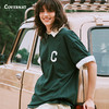 covernat韩国潮牌短袖T恤男女情侣款经典C字母标潮流休闲宽松上衣CO2302ST12NA 商品缩略图1