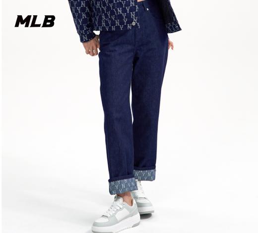 MLB男女同款老花系列牛仔长裤3FDPM0324 商品图1