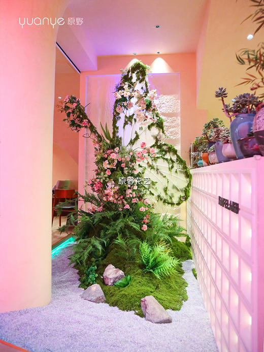 仿真花艺造景/假花造景/家居会所商业楼/生态景观场景布置/店铺绿植造景（具体价格咨询商家） 商品图4