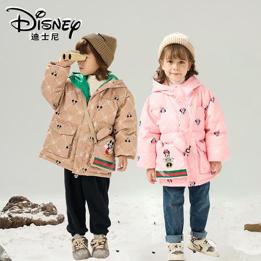 【主播推荐】【顾奈】Disney/迪士尼儿童双面穿羽绒服外套XME4SU350 商品图0