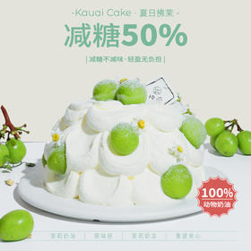 烤爱·夏风拂茉·超多水果蛋糕·茉莉奶冻·低糖低脂动物奶油·生日/聚会/下午茶/露营/团建