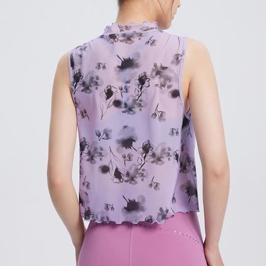 F14218水墨网纱背心外搭 商品图7