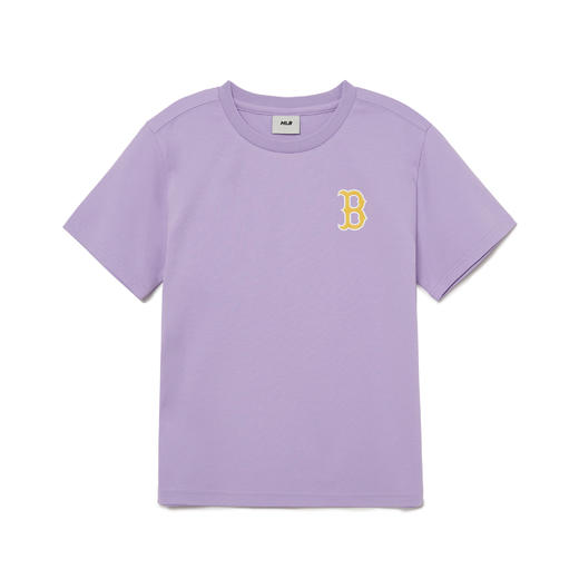 MLB儿童男女童糖果色小标撞色简约宽松透气短袖7ATSJ0333 商品图4