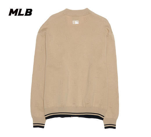 MLB小标纯色男女同款针织开衫3AKCM0251 商品图2