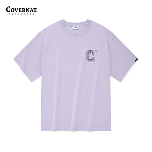 covernat韩国潮牌短袖T恤情侣同款男女圆领套头上衣时尚棉质CO2302ST13 商品图4