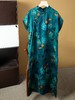 丁摩 真丝香云纱立领旗袍连衣裙女国风刺绣100桑蚕丝收腰裙子夏5ZF-52060 商品缩略图5