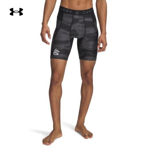 安德玛UA春夏Curry HeatGear®男子印花篮球紧身短裤1379829-003 商品图0