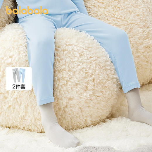 巴拉巴拉男童保暖裤秋季儿童秋裤打底裤小童中大童睡裤纯棉两条装 商品图1